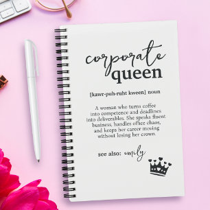 Career Woman Definition in Off-White Notebook