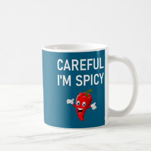 Careful I'm Scy, Pepper, Funny, Jokes, Sarcastic Coffee Mug