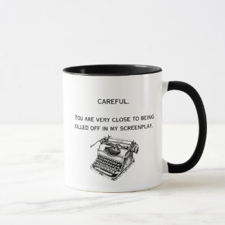 Careful - Screenwriting Mug