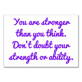 Caregiver Affirmation Table Number