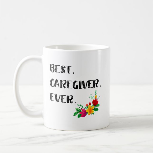 Caregiver Appreciation Gift Idea Coffee Mug (Left)