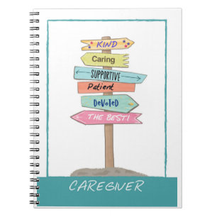 Caregiver Appreciation Thank You Kind Supportive Notebook
