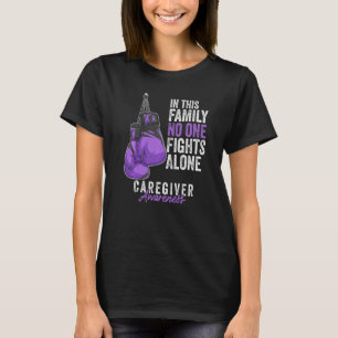 Caregiver Awareness Month Gloves Lavender Ribbon P T-Shirt