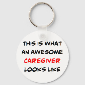 caregiver, awesome key ring