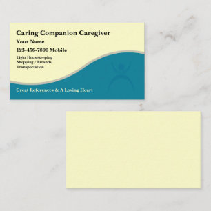 Caregiver Business Cards