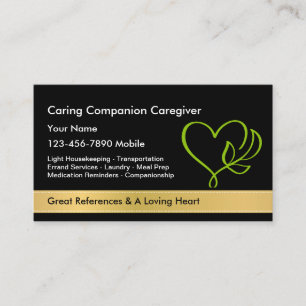 Caregiver Business Cards