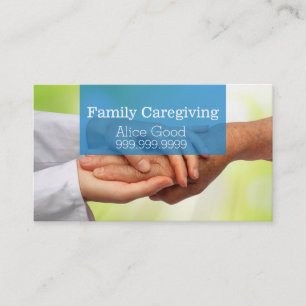 Caregiver Caregiving Nurse Nursing Health Care Business Card
