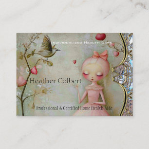 Caregiver Carrie Birdy Helper  Business Card