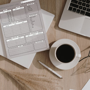 Caregiver Daily Log, Eldercare, Aging in Place Notepad