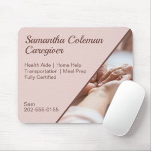 Caregiver Home Help Mouse Mat