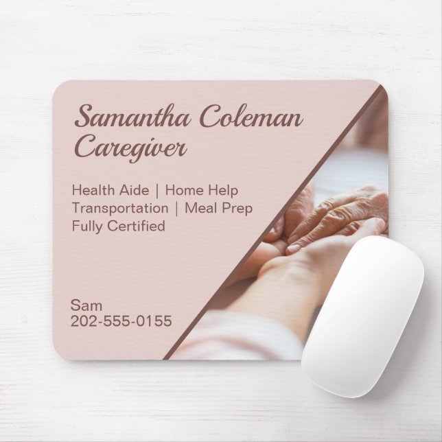Caregiver Home Help Mouse Mat (With Mouse)