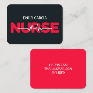 Caregiver Nursing Business Card