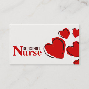 Caregiver Nursing Home Care Nurse Business Card