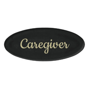 Caregiver Personalised  Name Tag