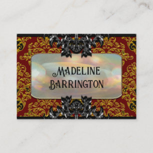 Caregiver Service Ruby Elegant Business Card