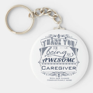 Personal Carer Personalised Keep Calm Keyring 