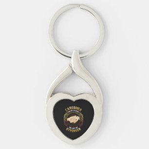 Caregiver You Just Get Stronger Nurse Caregiving Key Ring