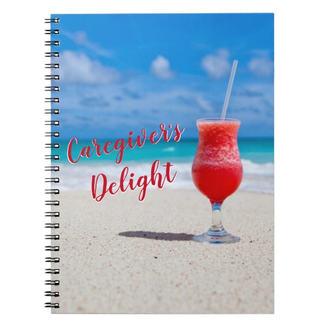 Caregiver's Delight Spiral Photo Notebook (Front)