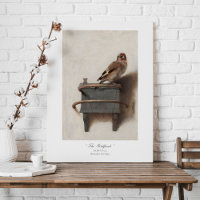 Carel Fabritius Goldfinch Dutch 1654 Fine Art
