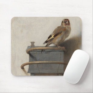 Carel Fabritius, The Goldfinch - 17th C. Fine Art Mouse Mat