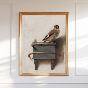 Carel Fabritius The Goldfinch Art Print Dutch Gold