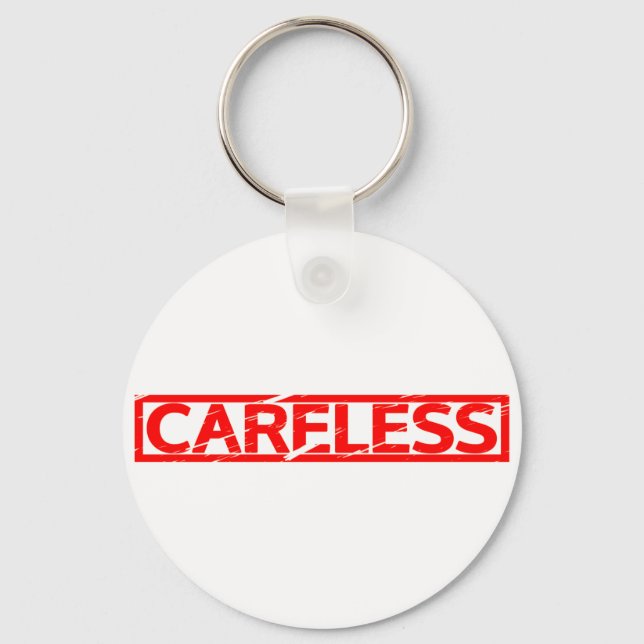 Careless Stamp Key Ring (Front)