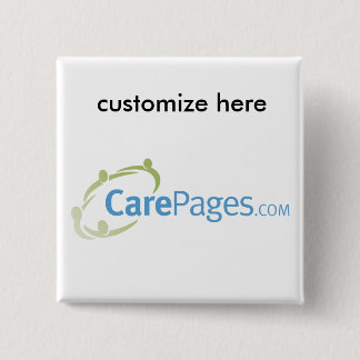 CarePages.com Custom Logo Magnet 15 Cm Square Badge