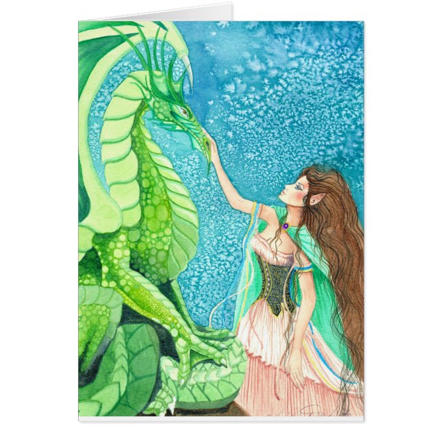 caressing the emerald dragon (Front)