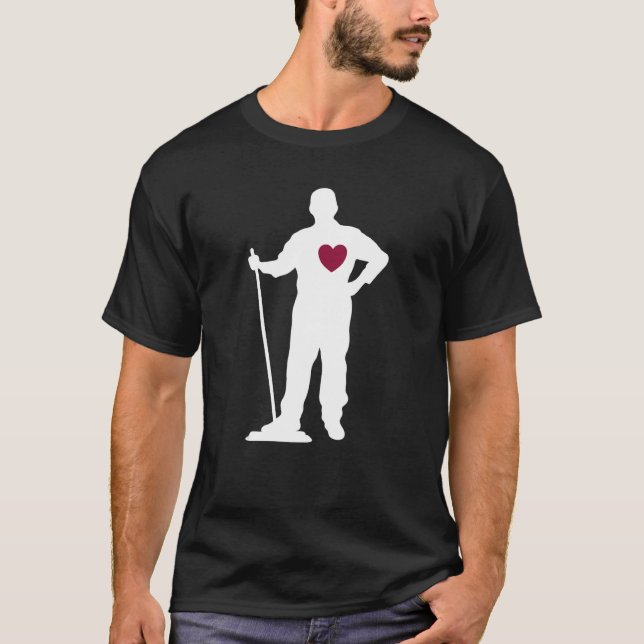 caretaker cleaner janitor custodian cleanser for w T-Shirt (Front)