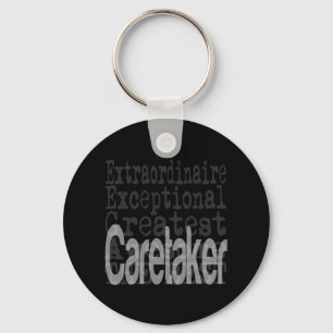 Caretaker Extraordinaire Key Ring