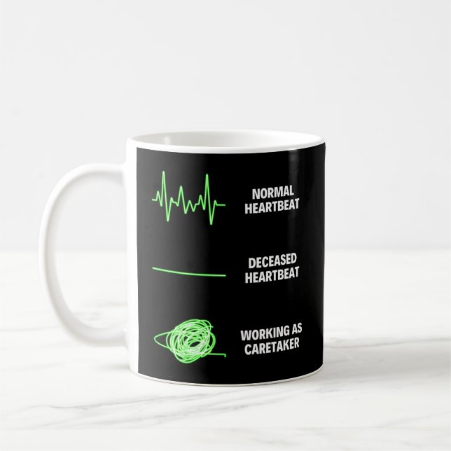 Caretaker Workers Caretakers Jobs Coffee Mug (Left)