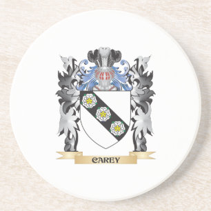 Carey Coat of Arms - Family Crest Coaster