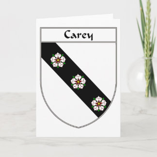 Carey Coat of Arms/Family Crest Holiday Card