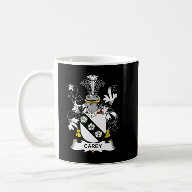 Carey Coat of Arms  Family Crest Premium   Coffee Mug (Left)