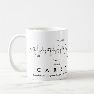 Carey peptide name mug