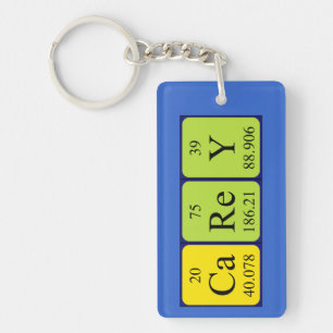 Carey periodic table name keyring