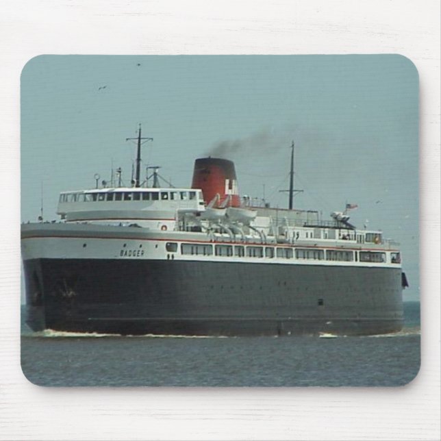 Carferry Badger Mouse Mat (Front)