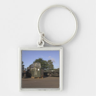Cargo being prepared key ring