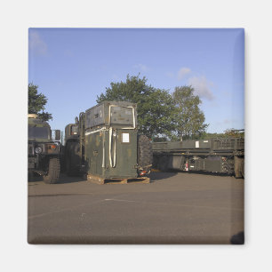 Cargo being prepared magnet