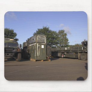 Cargo being prepared mouse mat