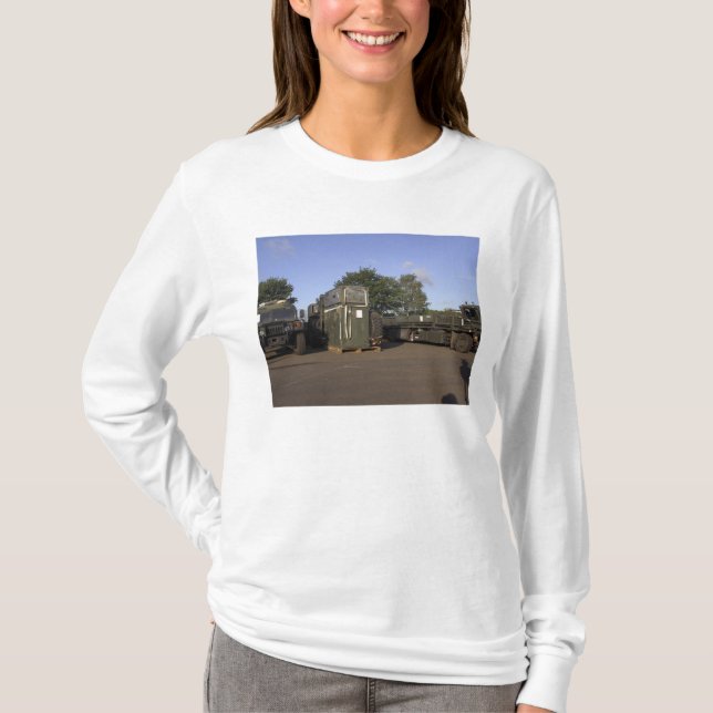 Cargo being prepared T-Shirt (Front)