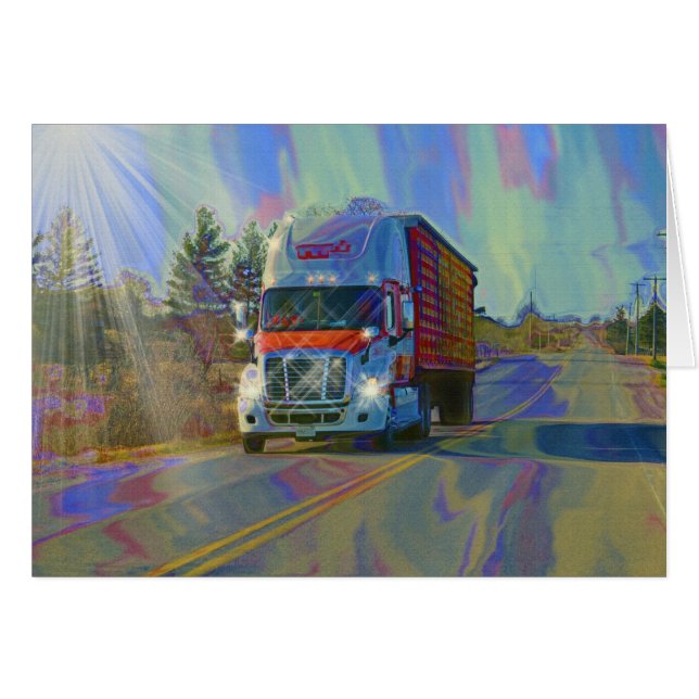 CARGO TRUCK BIG RIG TRUCKERS Gifts (Front Horizontal)
