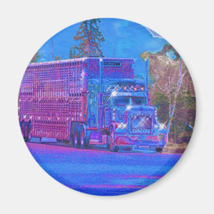 CARGO TRUCK BIG RIG TRUCKERS Gifts Magnet
