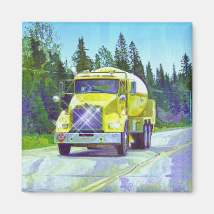 CARGO TRUCK BIG RIG TRUCKERS Gifts Magnet