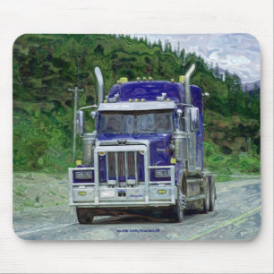 CARGO TRUCK BIG RIG TRUCKERS Gifts Mouse Mat