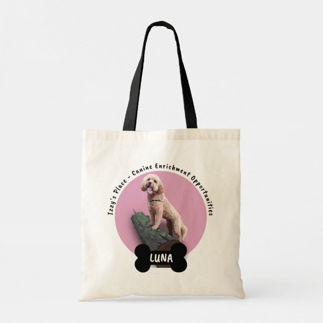 CARI - LUNA CANVAS TOTE BAG (Back)