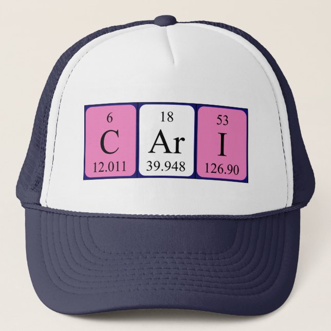 Cari periodic table name hat (Front)