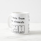Cari periodic table name mug (Front Left)