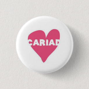 Cariad Button Badge