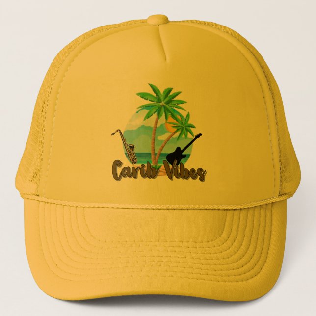 Carib Vibes - Trucker Hat (Front)
